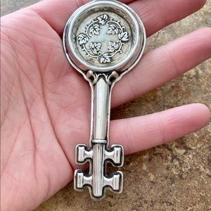 Sterling Reed & Barton Wine Tasters Key Pendant